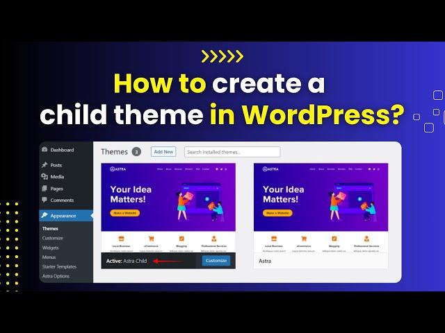 WordPress Child Theme Tutorial | How To Create a Child Theme for WordPress