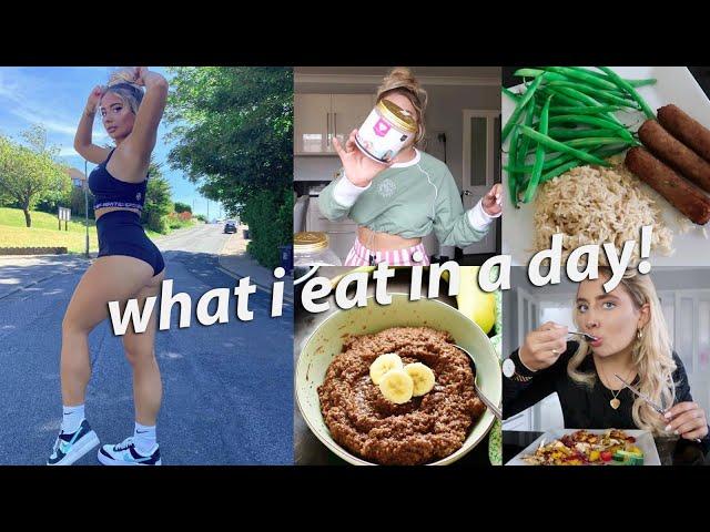 HONEST what I eat in a day.. to stay in shape!