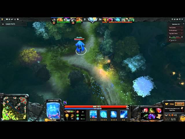 How to use 3rd person showcase view in Dota 2