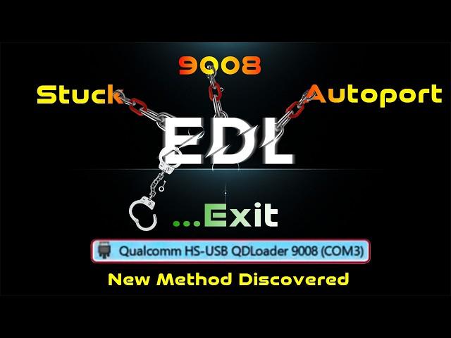 (Solved) How to exit EDL mode | Stuck in EDL | Hard bricked | Only show Qualcomm port