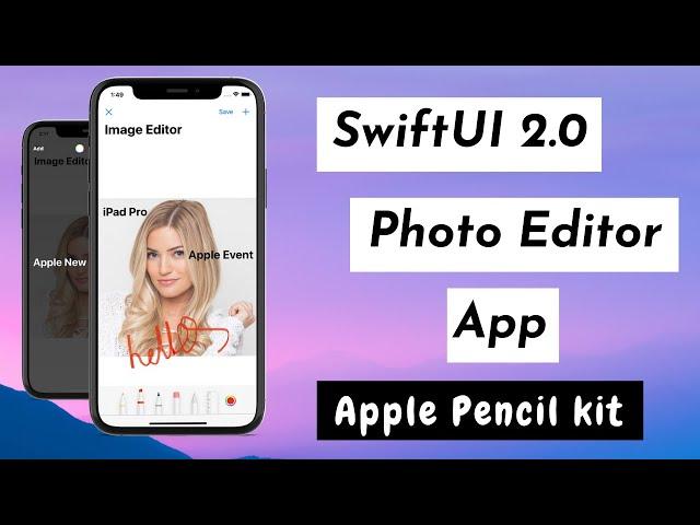 SwiftUI 2.0 Photo Editor App | SwiftUI View to Image | Adding Text Over the Image | SwiftUI Tutorial