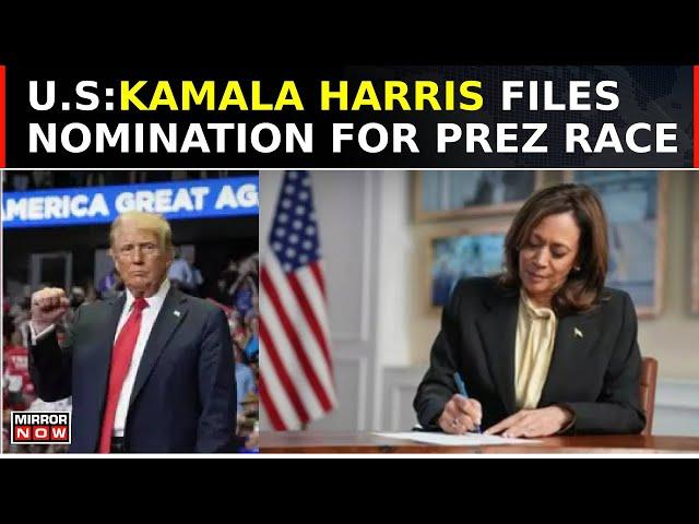 US V-P Kamala Harris Officially Enters Presidential Race; Gears Up To Challenge Trump | World News