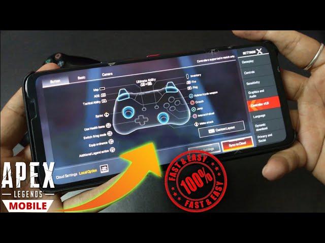 Connect & Play Apex Legends Mobile With Any Controller | How to Connect Controller Apex Legends 