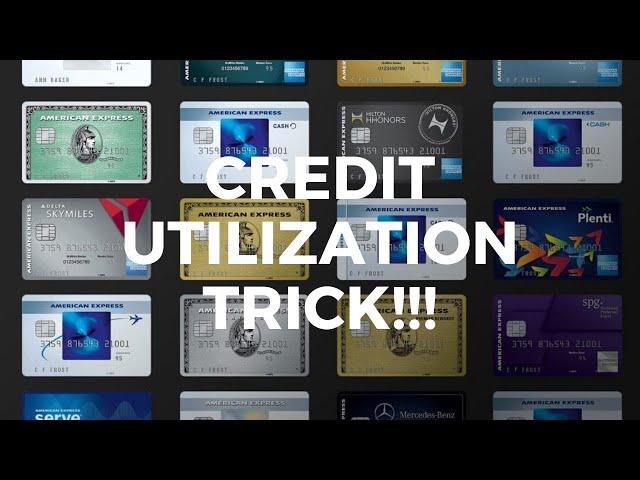 The secret to lower your credit utilization with no money