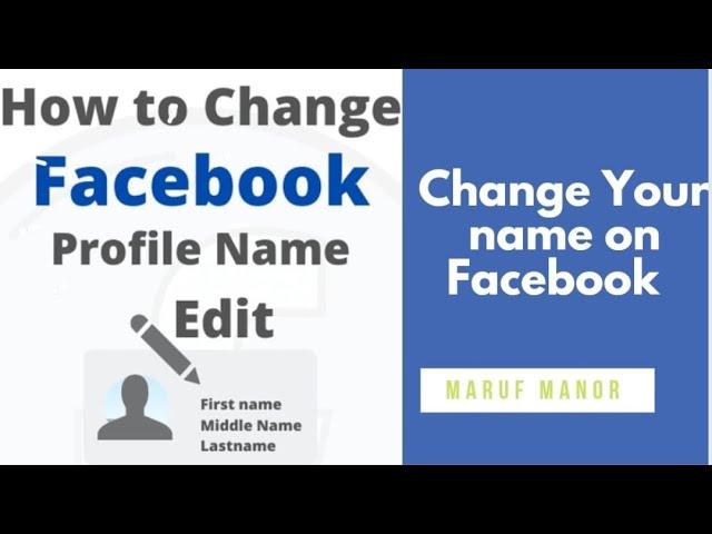 How To Change Facebook User Name