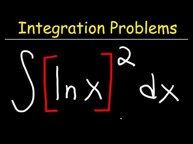 Integral of (lnx)^2