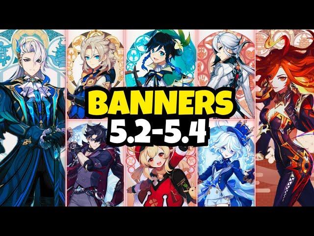 NEW UPDATE! 5.2-5.4 CHARACTER BANNER ROADMAP! META PYRO TRAVELER, CHRONICLED BANNER - Genshin Impact