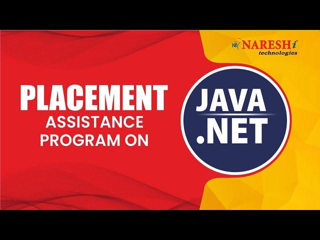 Placement Assistance Program on Full Stack JAVA & .NET | Naresh IT