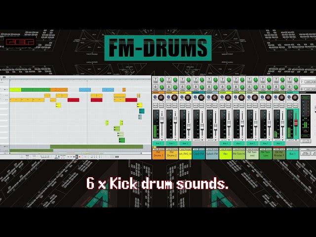 FM DRUMS Sample Pack -70 one shot drums