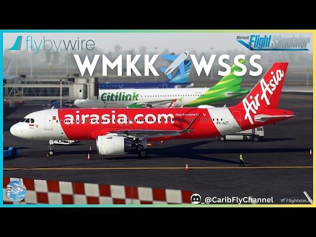 MSFS2020| **LIVESTREAM** Kuala Lumpur - Singapore Crossfire  | FBWA20nx  VATSIM