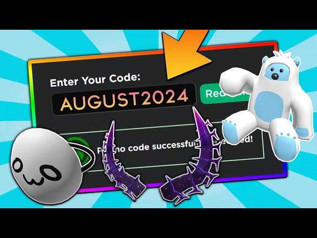 *8 NEW CODES* ALL AUGUST 2024 Roblox Promo Codes For ROBLOX FREE Items and FREE Hats! 2024 (UPDATED)