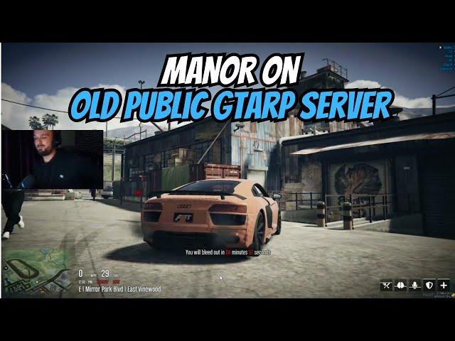 Louu shows An OLD CLIP of MANOR on PUBLIC GTARP SERVER