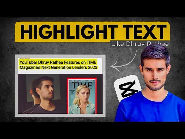 How To HIGHLIGHTS TEXTS in CapCut - 2 BEST Ways