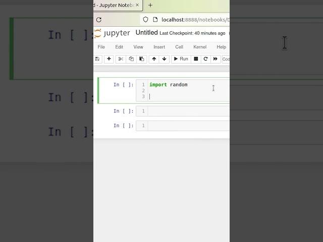 Python program to generate random numbers #shorts #coding #programming