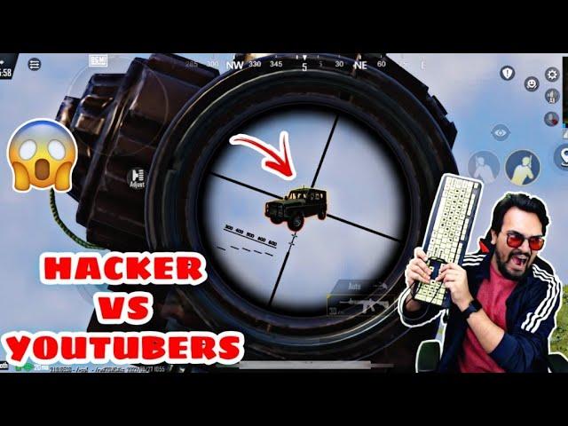 HACKER VS YOUTUBERS  | INVISIBLE HACKER| PUBG MOBILE