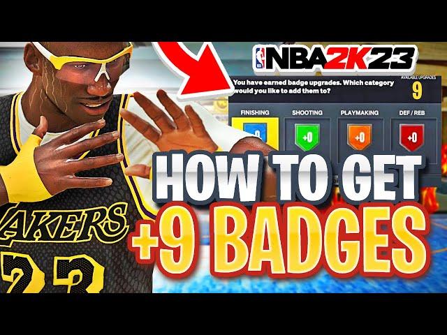 HOW TO GET +9 EXTRA BADGES ON NBA 2K23 CURRENT GEN! HOW TO GET +4 BADGES ON NBA2K23 RIGHT NOW!