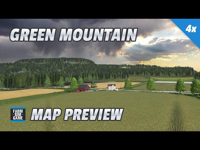 Green Mountain is a Great new 4x Map - FS22