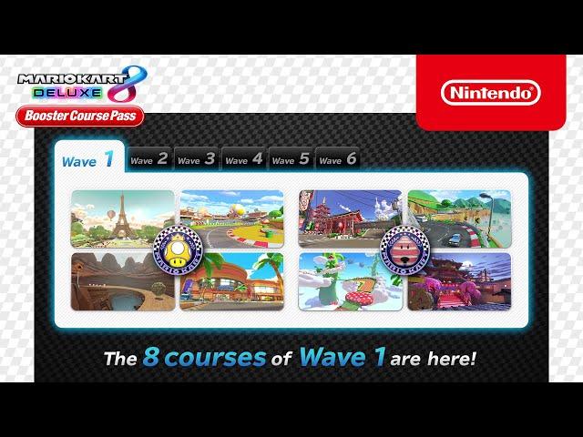 Mario Kart 8 Deluxe – Booster Course Pass – Wave 1, out now! (Nintendo Switch)