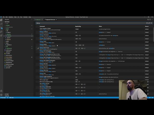 Visual Studio Code: Ver y/o modificar atajos de teclados (shortcuts)