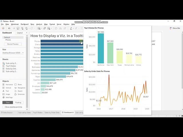 How to add a Viz. in Tooltip? | Tooltip Tips & Tricks | Tableau Interview Question