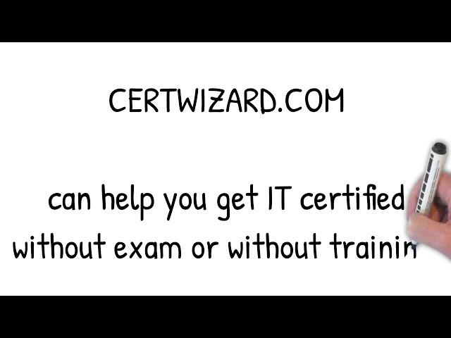 100% PASS any IT certification without exam or training