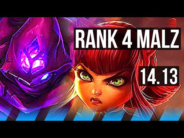 MALZAHAR vs ANNIE (MID) | Rank 4 Malz, 5/2/7 | EUW Challenger | 14.13