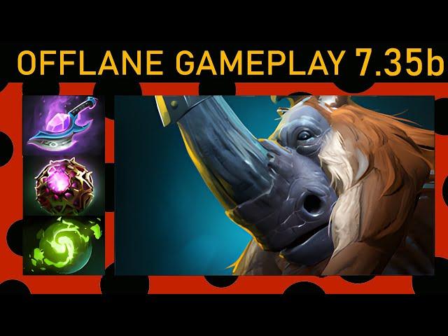 ⭐JT- Magnus 20 Kills! Offlane Gameplay 7.35b - Dota 2 Top MMR