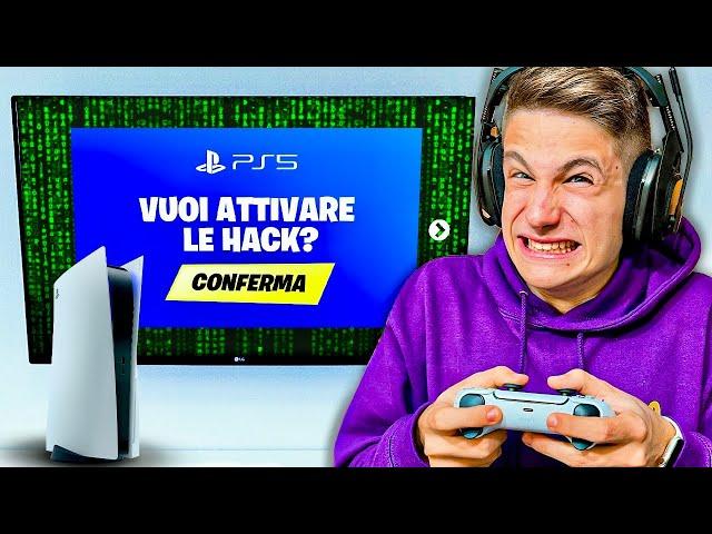 MI FINGO UN HACKER CON LA PS5 e TROLLO I MIEI AMICI!! *Scherzo* Playstation 5 Fortnite