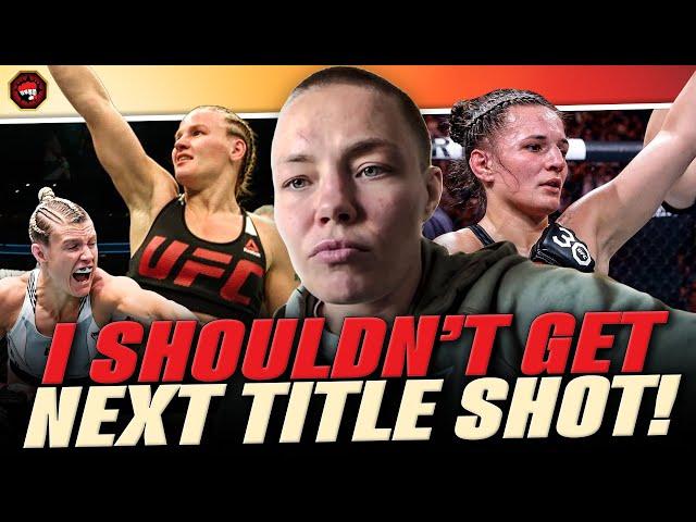 Rose Namajunas: I SHOULDN'T Fight Valentina Shevchenko Next, Erin Blanchfield Preview | UFC Edmonton