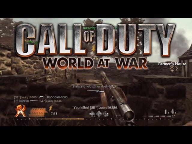 WaW Epic Sniper Killfeed :: World at War :: COD Moment #2