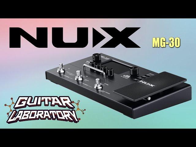 Гитарный процессор NUX MG-30 || Компактный с большим экраном