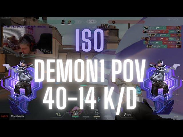 [New Iso!] Demon1 POV Iso on Bind 40-14 K/D (VALORANT Pro POV)