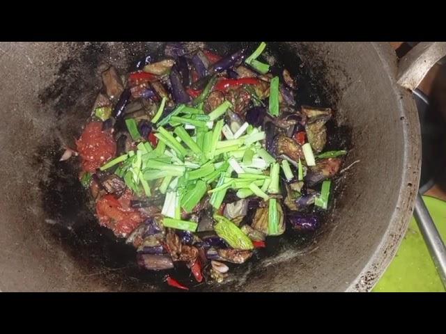 Hasil mulung ⁉️ sambal terong iris" cabe//semua lahap makan