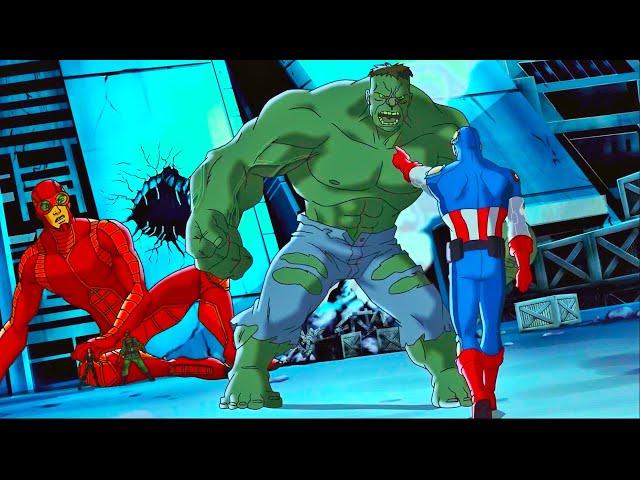 The Avengers vs The Hulk - Epic Fight Scene - | Ultimate Avengers: The Movie