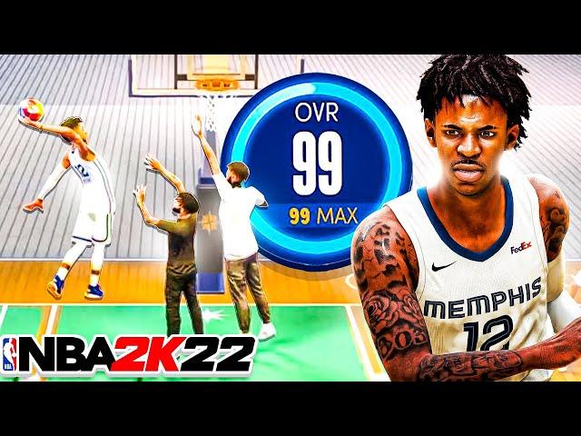 99 JA MORANT "SLASHING PLAYMAKER" BUILD is GAMEBREAKING NBA 2K22 CRAZY CONTACT DUNKS & ANKLE BREAKER