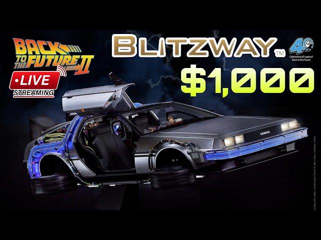 Blitzway Back to The Future 2 | Time Machine DeLorean Mark 2 | 1/6 Scale Figure Preview