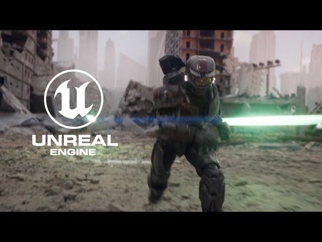 Unreal Engine 5 | "Halo: Arcadia" Scifi Action Scene