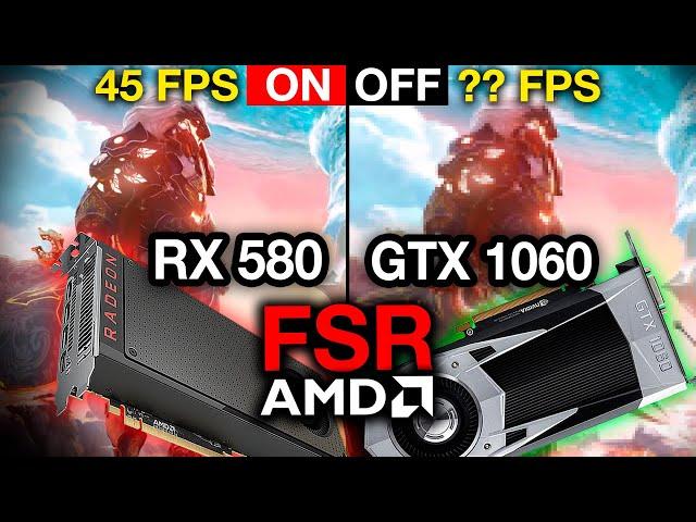 FIDELITY FX SUPER RESOLUTION GTX 1060 vs RX 580 side by side FPS ULTRA QUALITY VS PERFORMANCE