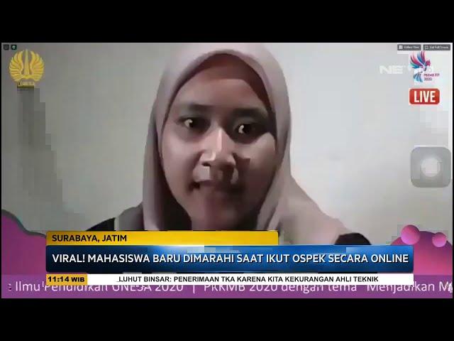 Video Viral Mahasiswa Dapat Ospek dan Dimarahi Senior Secara Online - SSI