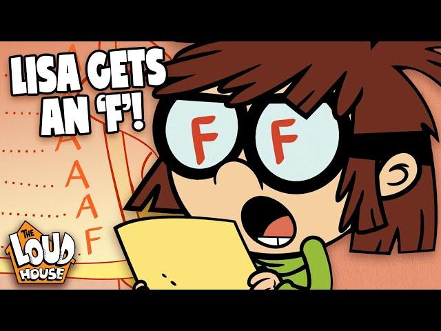 Lisa Loud Gets An ‘F’ On Her Report Card! | The Loud House