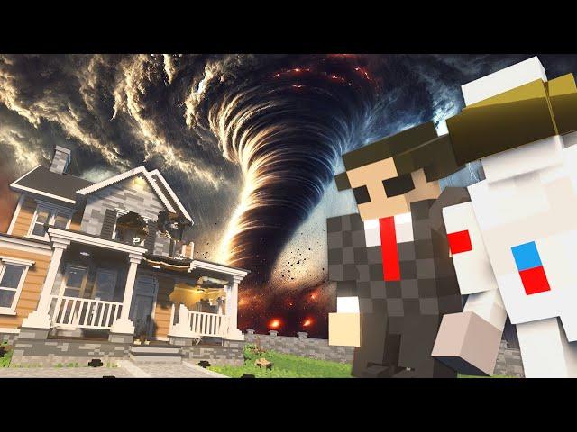 Surviving a MASSIVE TORNADO in My House with Spycakes in Teardown Mods!