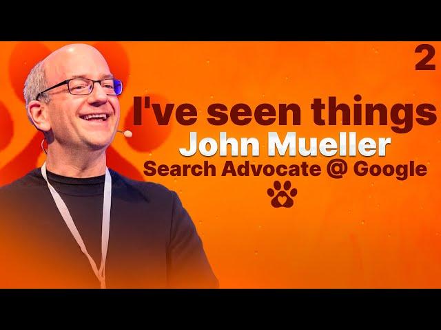 John Mueller ️ I've seen things @ SEO for Paws 2 | #seocharity