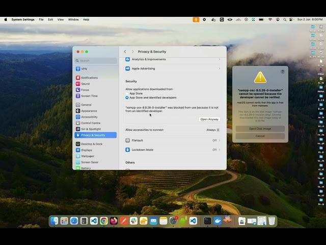 How to solve "cannot be opened because the developer cannot be verified" | MacOS [2024] [FIX]