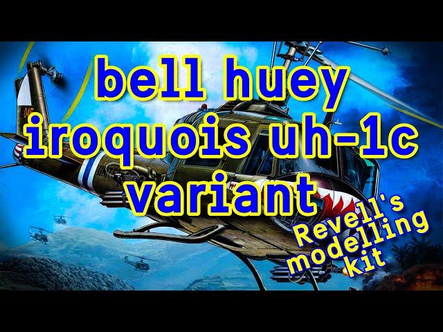 Bell Huey Iroquois UH-1C variant - Final Part #ScaleModel #Miniature #ModelKit