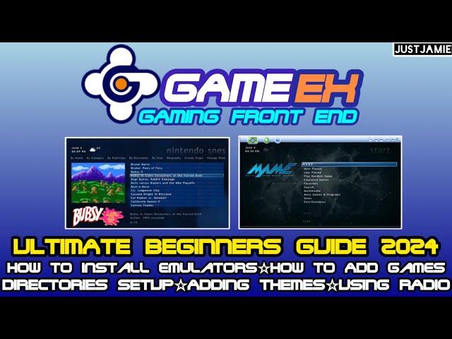 GameEx v18.64 Ultimate Front-End  Beginners Tutorial 2024 #gameex #emulator #frontend