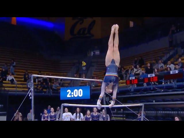 Maddie Williams ties second-highest bars score in Cal history with 9.975 | Women's Gymnastics