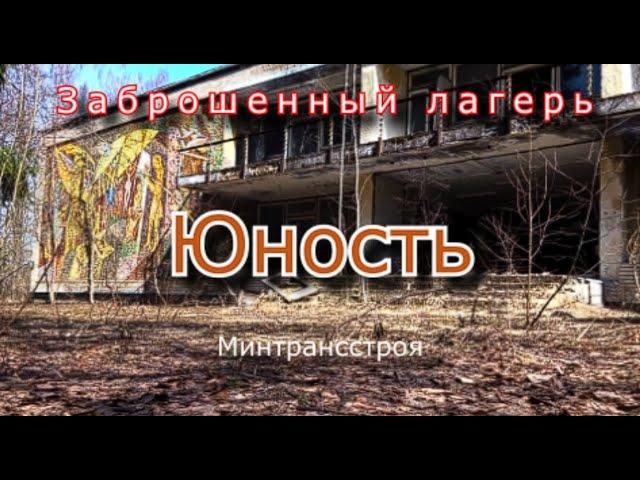 Заброшенный лагерь Юность. Художество мозаики