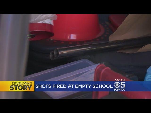 Police Keep Watch At San Jose Elementary School After Man Shoots Up Campus In Early Morning