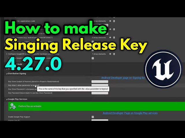 How to signing Game in UE4 For Google Play Consol 2021 How to Release Key for Unreal Engine #ue4