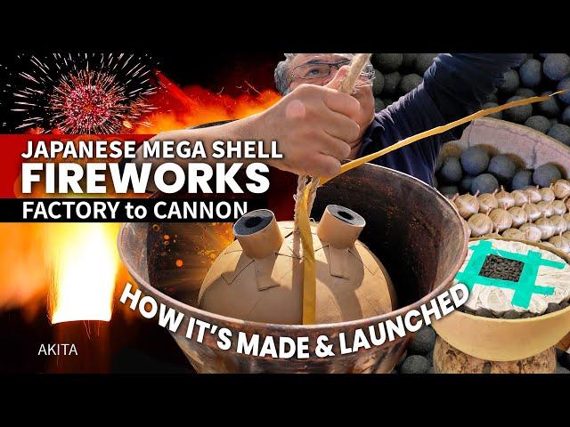 How Japanese Fireworks are Made & Launched  ONLY in JAPAN